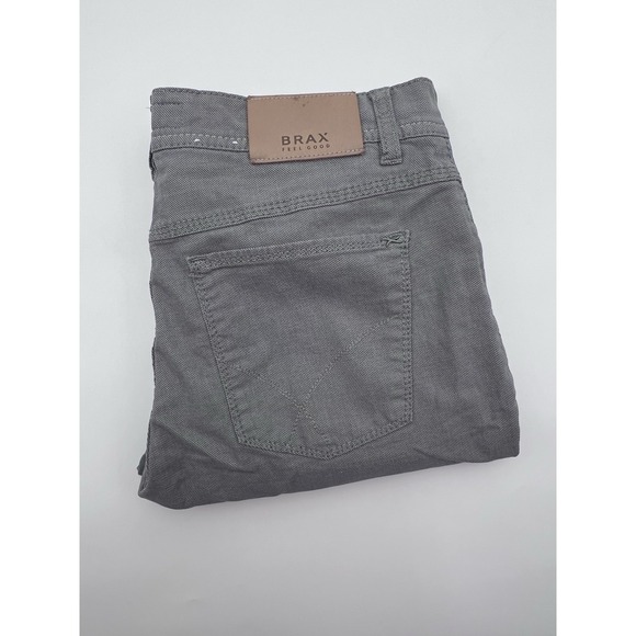 Brax Other - BRAX Cooper Fancy Men Pants 32x34 Fit 30X32 Regular Fit Gray Zip Fly Lightweight